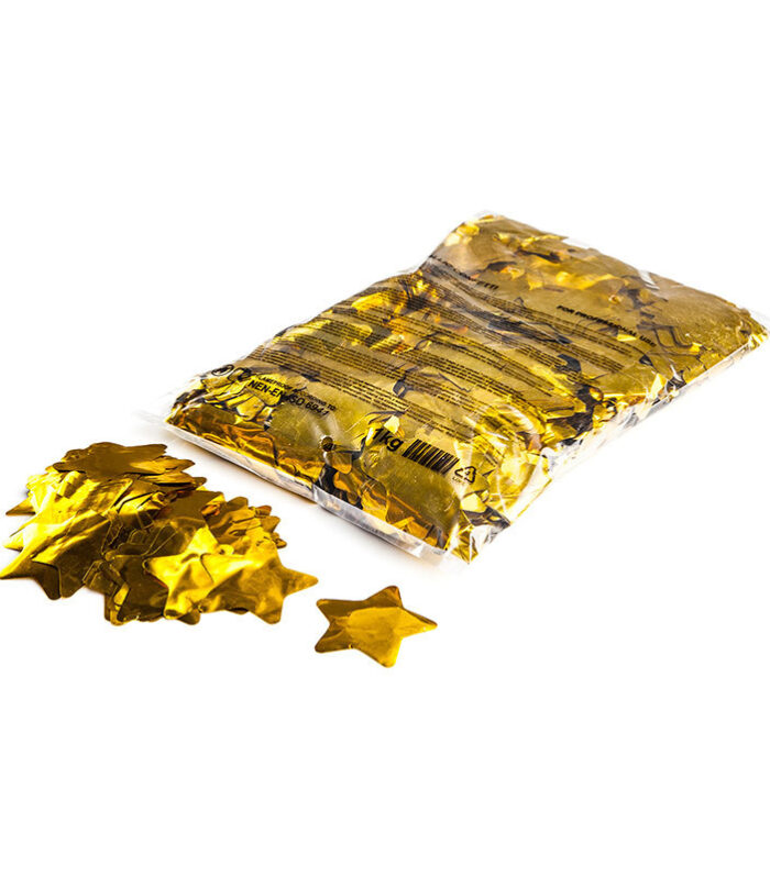 TCM FX - Metallic Konfetti Csillag Ø 55mm - Gold - 1 kg